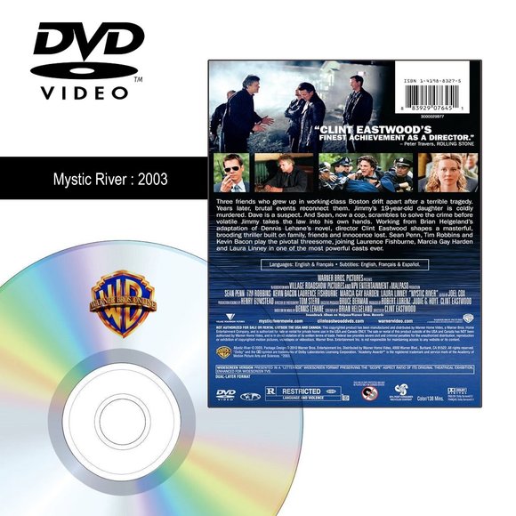 DVD: Kevin Bacon 2 DVD Set : Sleepers and Mystic River - Picture 3 of 5